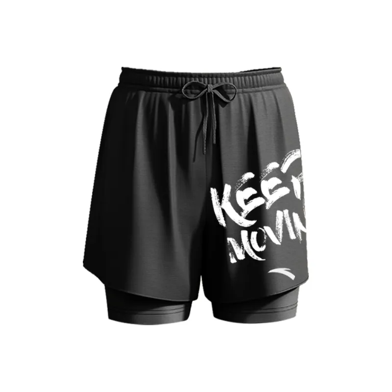 Anta Swimming Shorts Men's Black-0