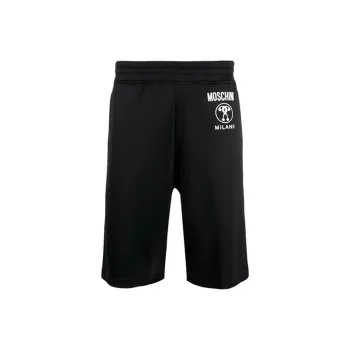 MOSCHINO Logo Print Bermuda Shorts