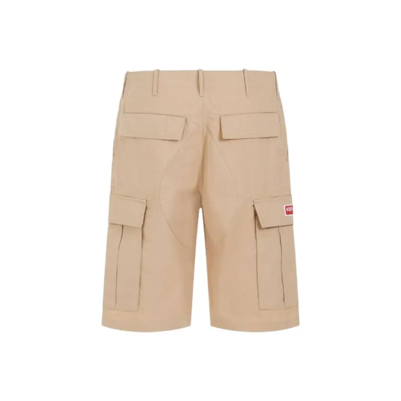 KENZO Mid rise Ripstop Cargo Shorts-1