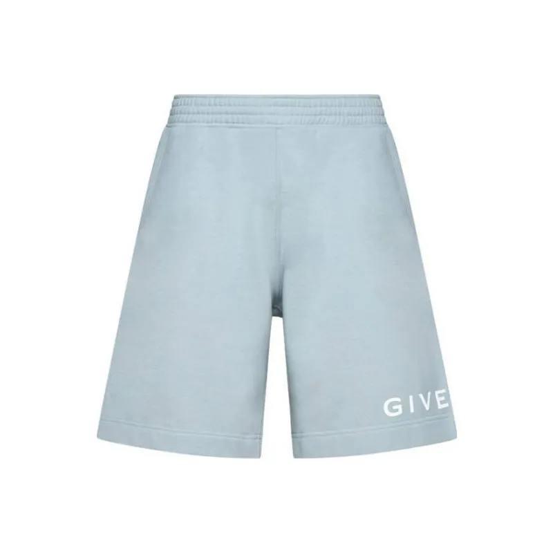 Givenchy Logo print Jersey Bermuda Shorts-0
