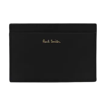 Paul Smith Leather Card Holder Men's Black