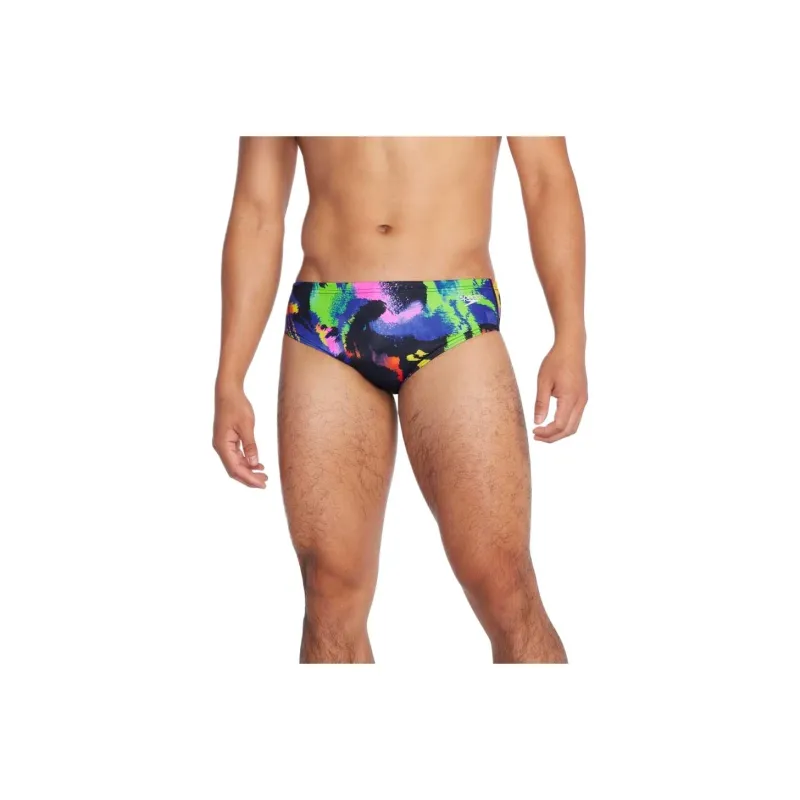 Speedo Men's Printed One Brief Cobalt Blue Swimming Shorts Men's-2