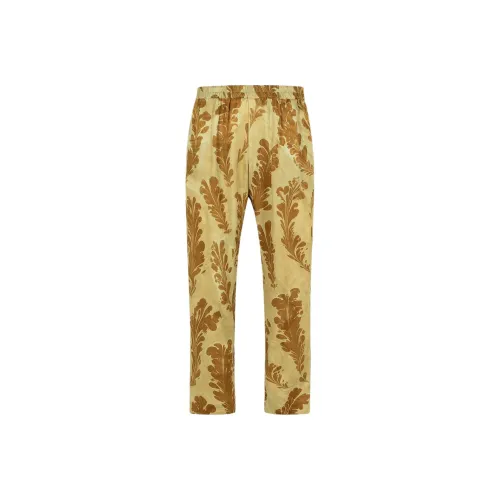 DRIES VAN NOTEN All Over Patterned Straight Leg Pants