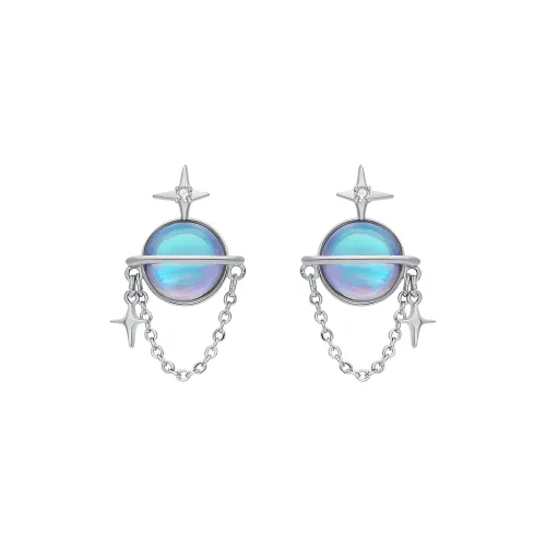 DOWER&HALL S925 Silver Stud Earrings Women's