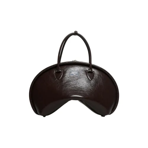 Acne Studios Bowlina Calfskin Handbag Women's Dark Brown