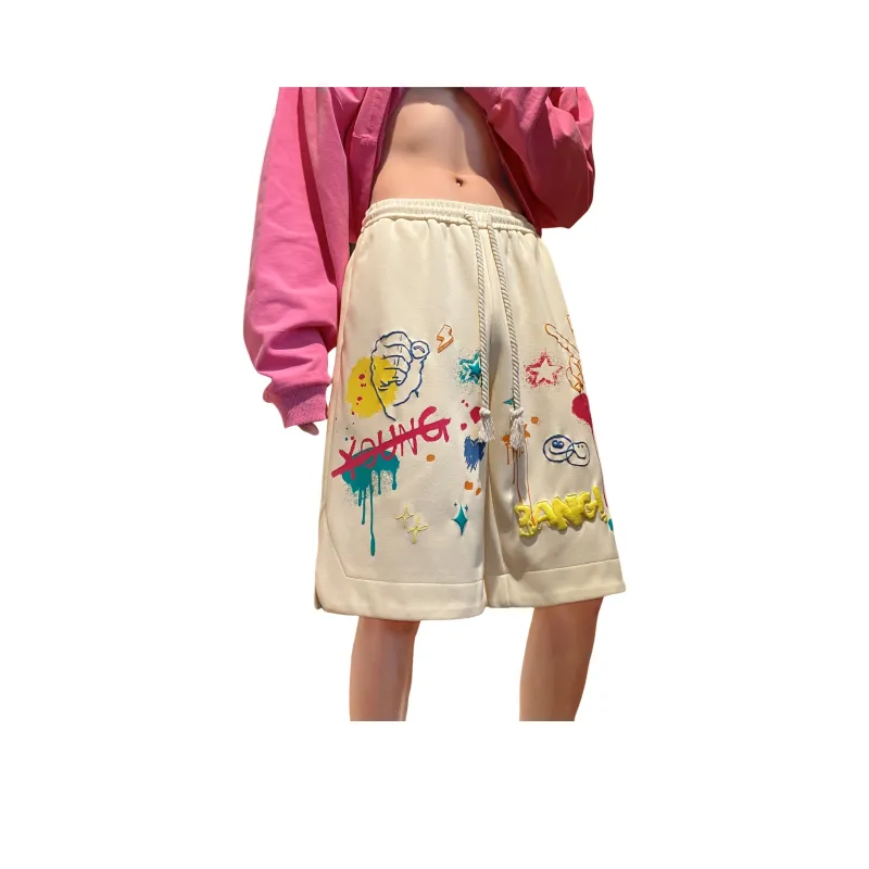 WELTER EXPERIMENT Fashion Casual Shorts Unisex-0
