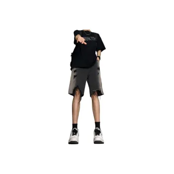 UNthemed Denim Shorts Unisex Black