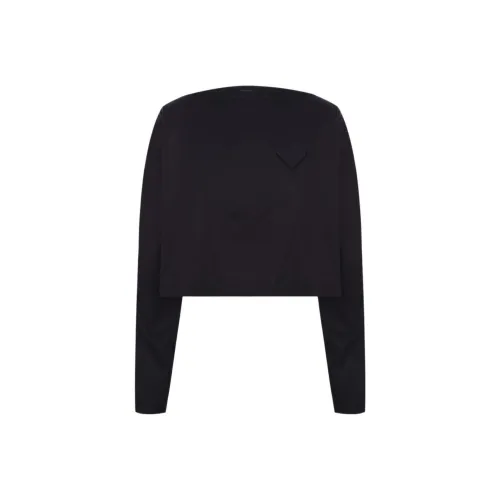 PRADA Crop Tops Women's Black