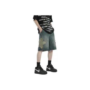 BEAR UNION Denim Shorts Unisex Blue