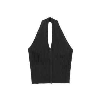 PLAY BUSH Tank Tops Women's Black