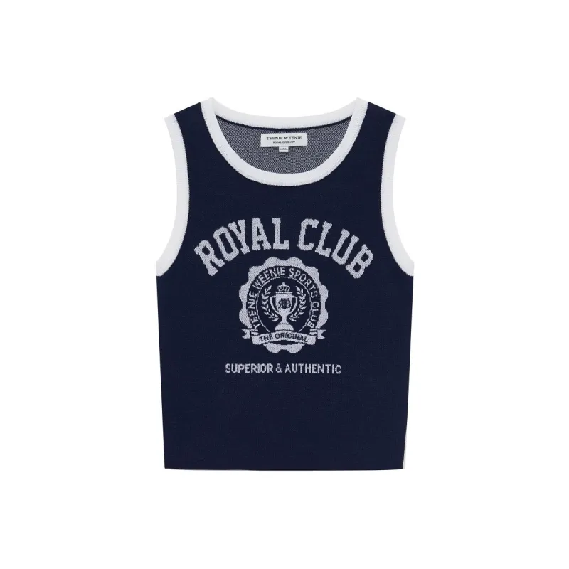 Teenie Weenie Tank Top Women's Navy Blue-0