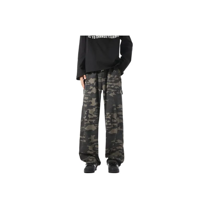 PIERRE CARDIN Casual Pants Men's Camouflage-0