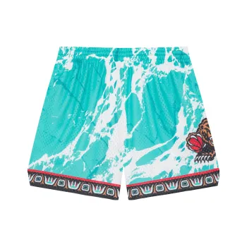 Mitchell Ness Nba Vancouver Grizzlies 1996 Team Marble Swingman Shorts