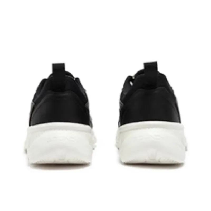 361° Durable Lightweight Coverage Low Top Sprint Running Shoes Men's Black White-2