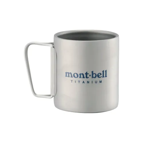 MONTBELL Outdoor Water Equipment Water Container 300ml Camping Titanium 7.5×8.5cm