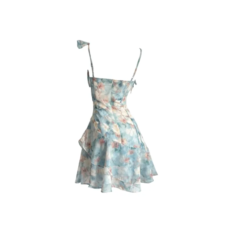 AURORA MUSE Slip Dress Women's Blue-1
