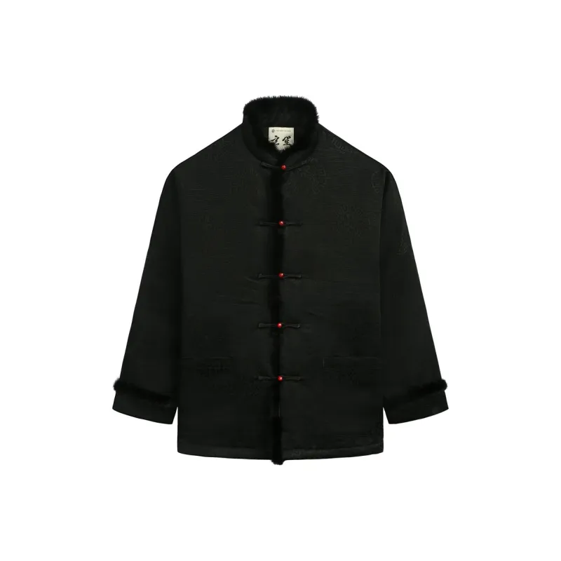 XUANSHENG Puffer Jacket Men's Black-0