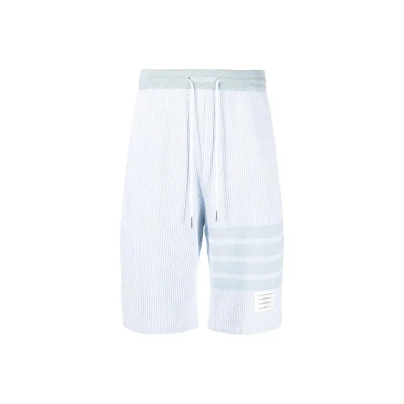 THOM BROWNE 4 Bar Striped Drawstring Shorts-0