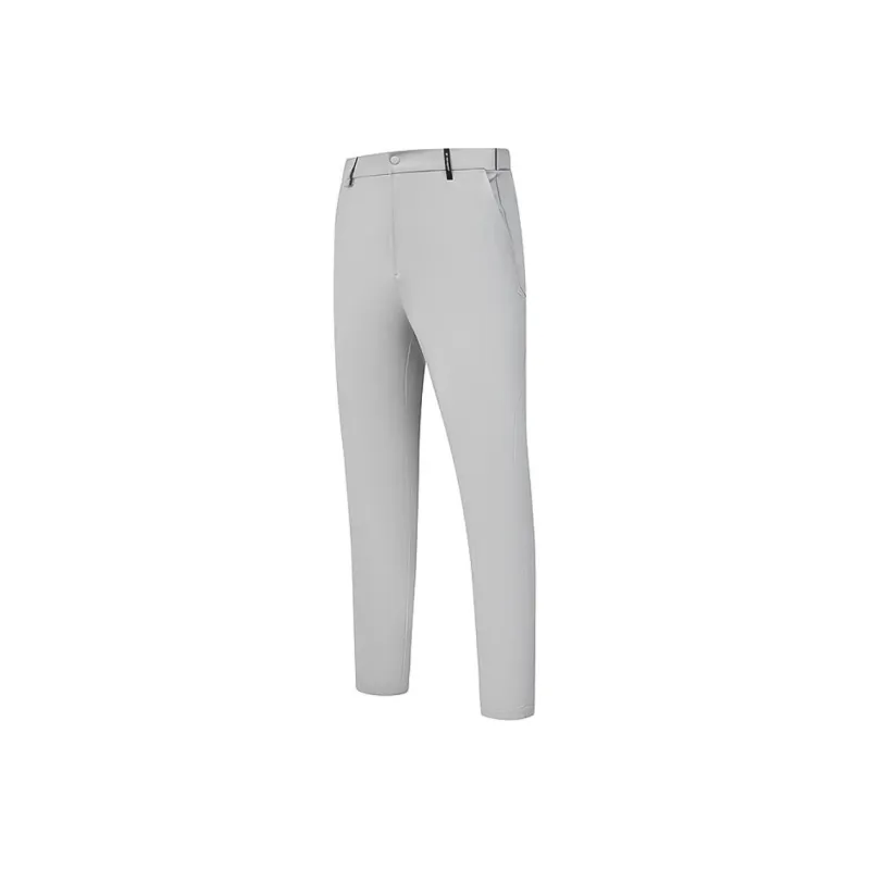 QIAODAN Casual Pants Men's Mist Gray-0
