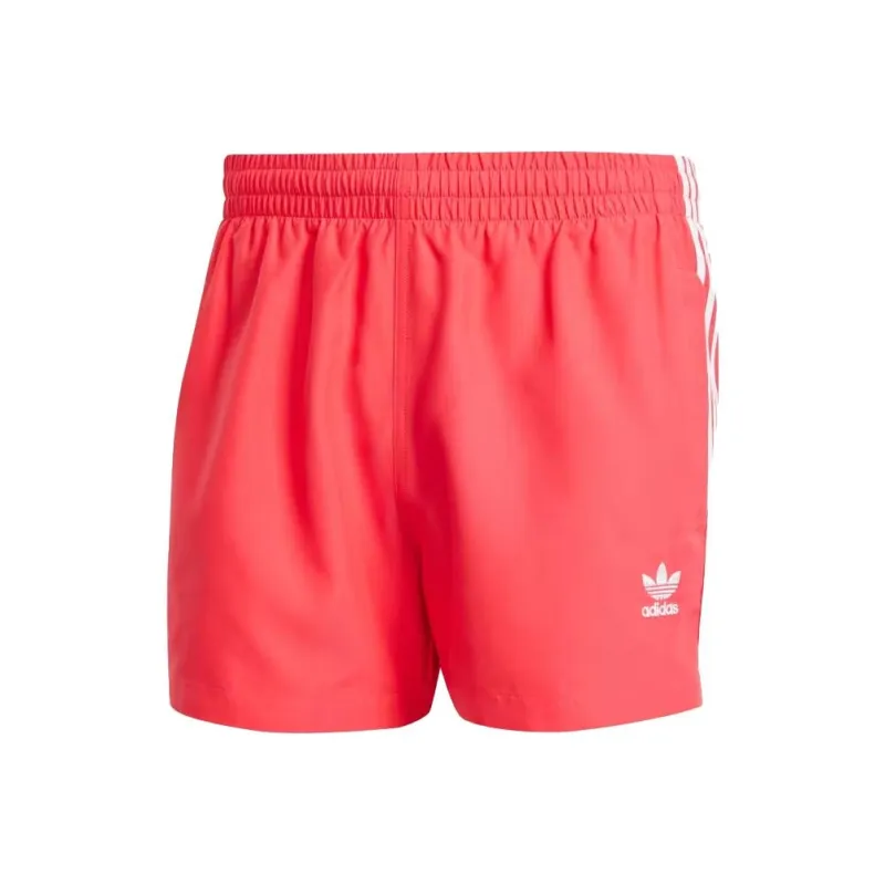 Adidas Originals Adicolor 3-Stripes Swim Shorts Casual Shorts Men's Red-0