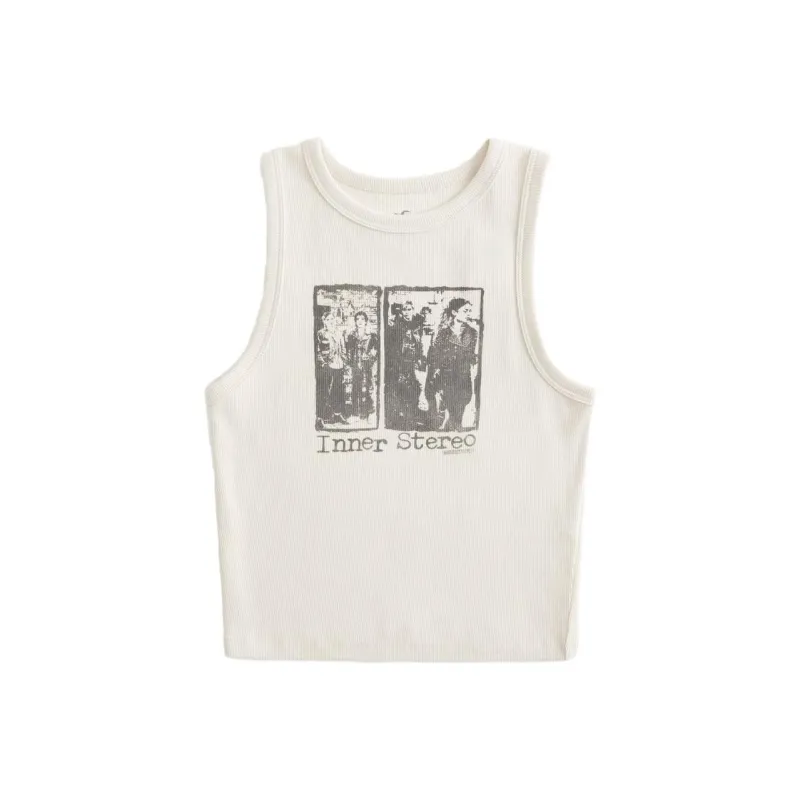 Hollister Tank Tops Women's Cream-0