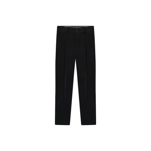 SEVEN Velvet Cotton Height Enhancing Carrot Pants Casual Pants For Fall And Winter Men's Black