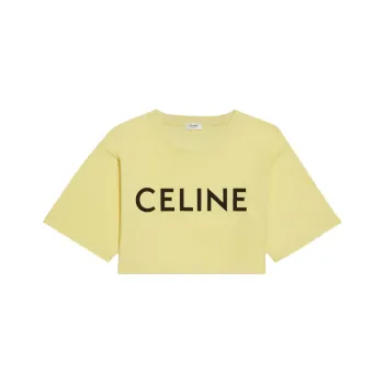 CELINE SS22 T Shirt Women's Yellow