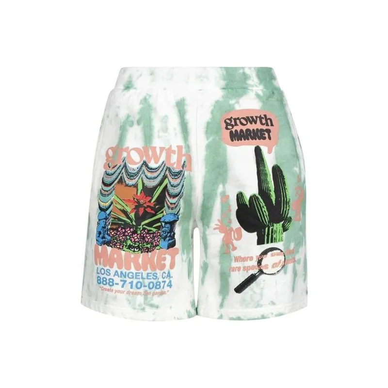 Chinatown Market Growth Tie Dye Sweatshorts-0