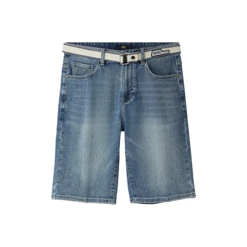 HLA Denim Shorts Men's Denim Blue Transition Color Light 10