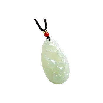 MARY WINDSOR Hetian Jade Pendants Pale Greenish White Jade Unisex