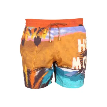 ETRO Landscape Printed Drawstring Swim Shorts