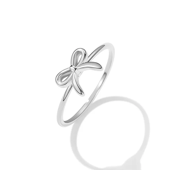 DODOGOGO Titanium Steel Rings Women's Silver, Packaging-4