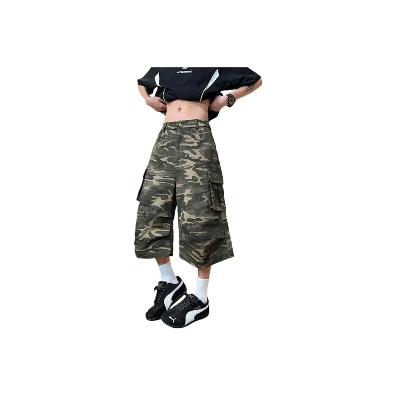 JIMI&JONS Denim Shorts Unisex Camouflage-0
