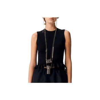 CHANEL 23 New Spring And Summer Arrivals Tank Tops Women's Black