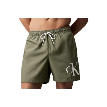 CALVIN KLEIN Swimming Shorts Europe Version Men's Dark Olive