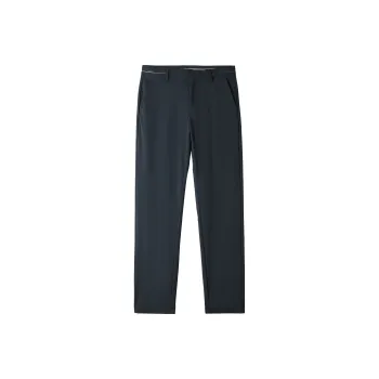 HLA Casual Pants Men's Navy Blue Pattern