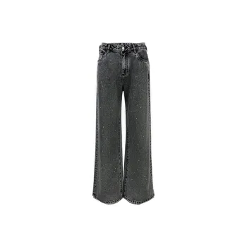 YLDP Jeans Unisex Black