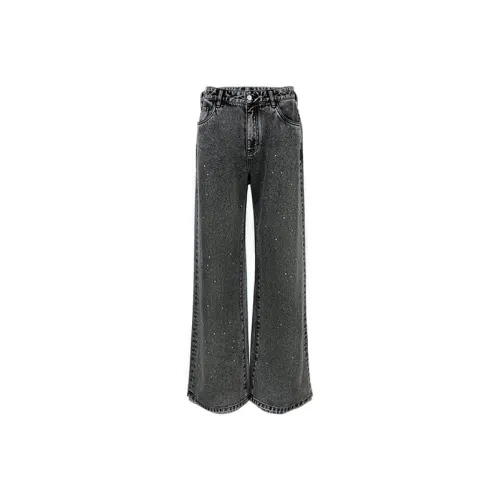 YLDP Jeans Unisex Black
