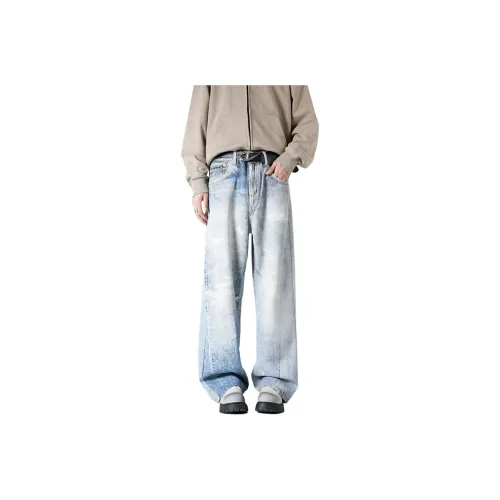 PANDA ADEVIL Jeans Unisex Light Blue