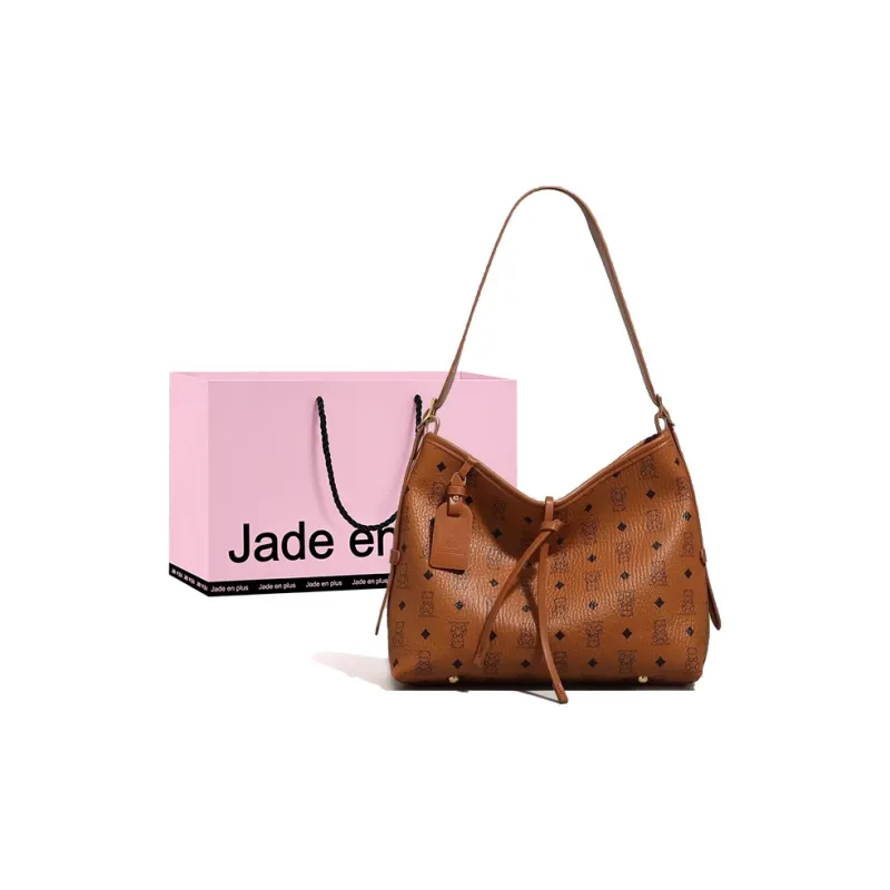 Jade En Plus PU Shoulder Bag Regular Women's Honey Brown-0