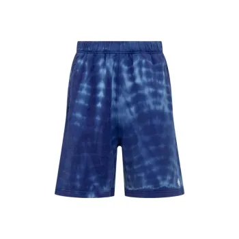 Marcelo Burlon Logo Embroidered Soundwaves Shorts