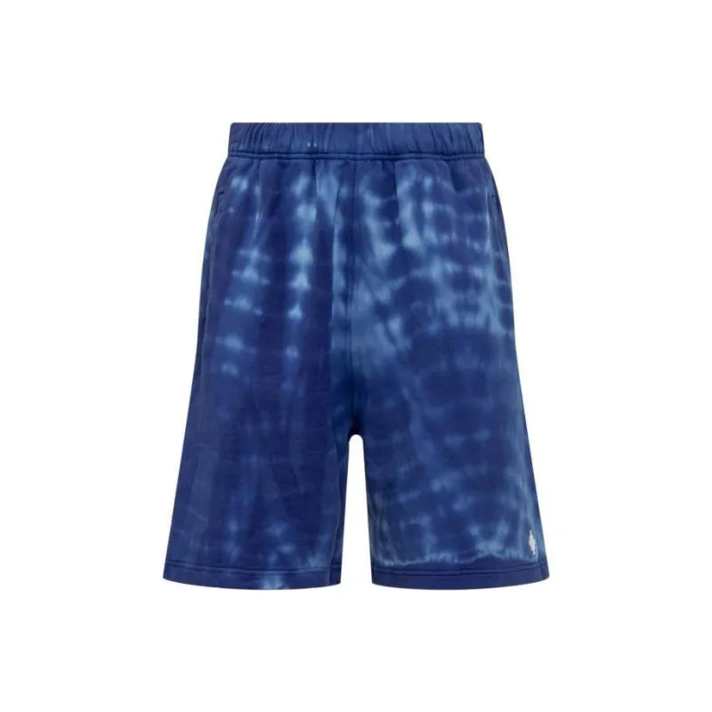 Marcelo Burlon Logo Embroidered Soundwaves Shorts-0