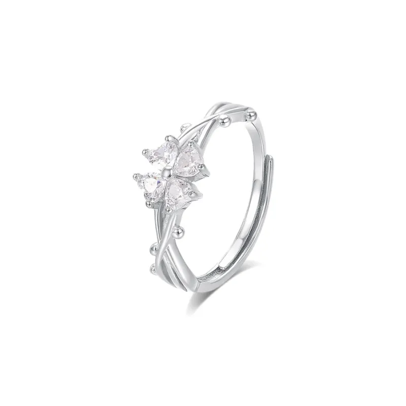MISS TOOYA S999 Fine Silver Rings Women's-0
