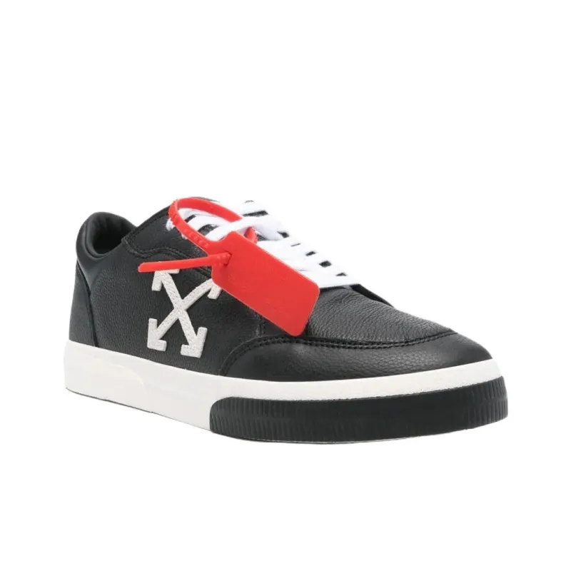 OFF WHITE New Low Vulcanized Lace Up Sneakers-2