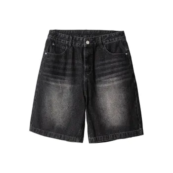 NARTALIY Denim Shorts Unisex Black