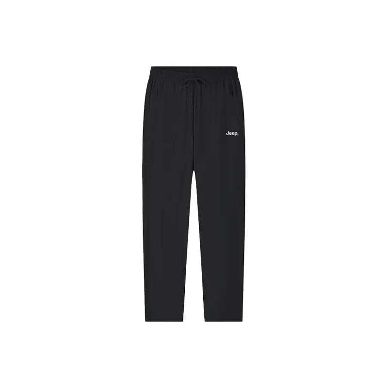 Jeep Pseudo-Chic Thin Straight Fit Casual Pants Unisex-7
