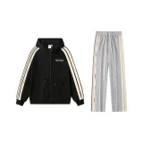Clothing Set (Black Top+Gray Pants)