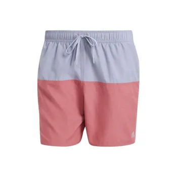 Adidas COLORBLOCK CLX SWIM SHORTS SHORT LENGTH Swimming Shorts Men's Silver Purple / Second-hand Deep Red