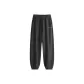 Black (Ankle-Length Elastic Cuff Ice Silk Pants)