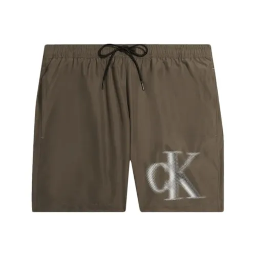CK/Calvin Klein Swimming Shorts Men's Olive